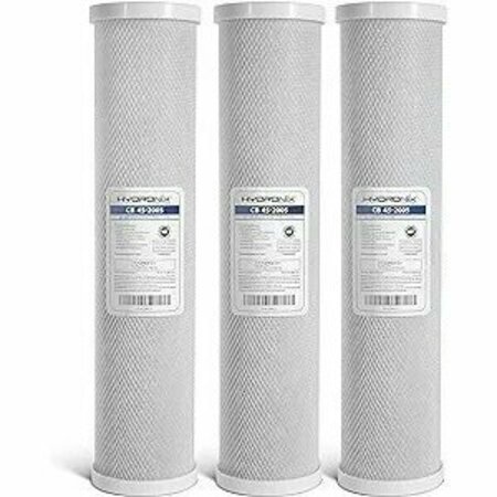 HYDROSCIENTIFIC HYDRONIX NSF CARBON BLOCK FILTER 4.5 X 20 , 5M, 6PK CB-45-2005-C6